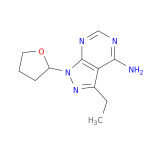 n-ethyl-1-(tetrahydrofuran-2-yl)-1h-pyrazolo[3,4-d]pyrimidin-4-amine