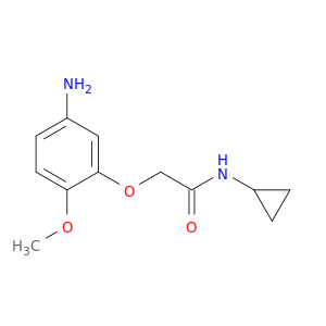 2-(5-Amino-2-methoxyphenoxy)-N-cyclopropylacetamide