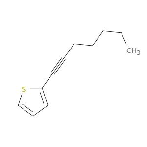 Thiophene, 2-(1-heptynyl)-