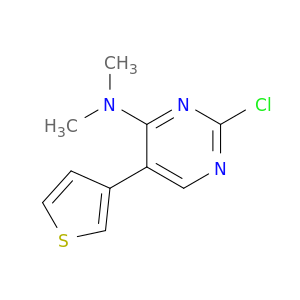 2-氯-N,N-二甲基-5-(3-噻吩基)-4-嘧啶胺