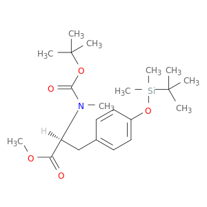 O-tert-Butyldimethylsilyl-N-methyl-N-t-butoxycarbonyl-L-tyrosine, Methyl Ester