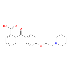 2-(4-(2-(哌啶-1-基)乙氧基)苯甲酰基)苯甲酸