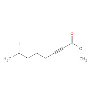 2-Octynoic acid, 7-iodo-, methyl ester