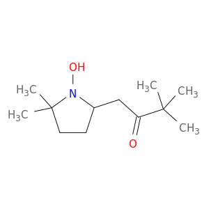 2-Butanone, 1-(1-hydroxy-5,5-dimethyl-2-pyrrolidinyl)-3,3-dimethyl-