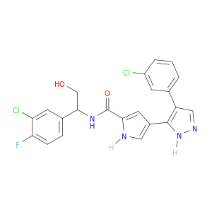 Pyrazolylpyrrole ERK Inhibitor