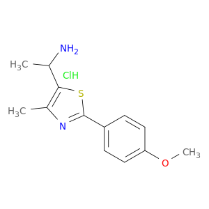 5-噻唑甲胺,2-(4-甲氧基苯基)-α,4-二甲基,盐酸盐(1：1)