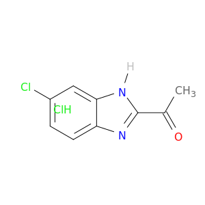 1-(6-氯-1H-苯并咪唑-2-基)乙酮盐酸盐