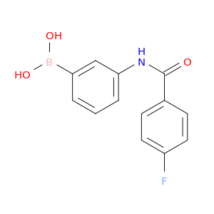3-(4-氟苯基甲酰氨基)苯硼酸
