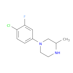 1-(4-Chloro-3-fluorophenyl)-3-methylpiperazine