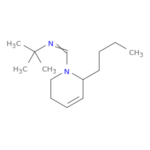 Pyridine, 2-butyl-1-[[(1,1-dimethylethyl)imino]methyl]-1,2,5,6-tetrahydro-