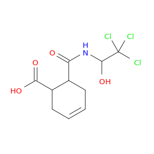 3-Cyclohexene-1-carboxylicacid, 6-[[(2,2,2-trichloro-1-hydroxyethyl)amino]carbonyl]-