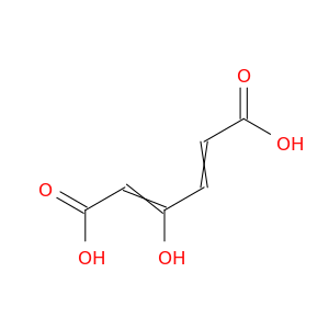 2,4-Hexadienedioic acid, 3-hydroxy-
