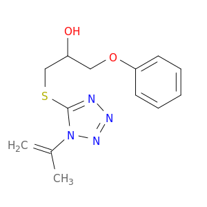 1-PHENOXY-3-((1-(2-ALLYL)-1H-TETRAZOL-5-YL)THIO)-2-PROPANOL
