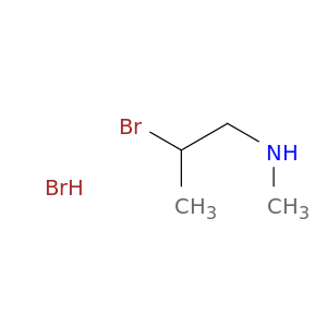 1-Propanamine, 2-bromo-N-methyl-, hydrobromide