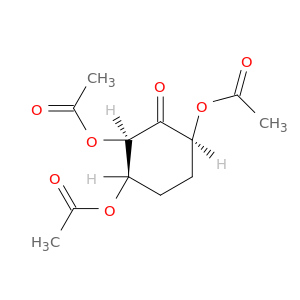 Cyclohexanone, 2,3,6-tris(acetyloxy)-, (2R,3R,6S)-