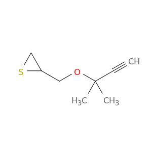 Thiirane, [[(1,1-dimethyl-2-propynyl)oxy]methyl]-