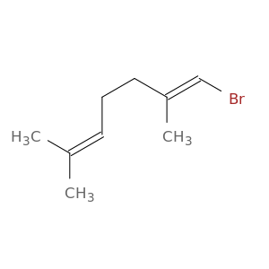1,5-Heptadiene, 1-bromo-2,6-dimethyl-, (E)-