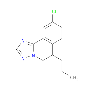[1,2,4]Triazolo[5,1-a]isoquinoline, 9-chloro-5,6-dihydro-6-propyl-