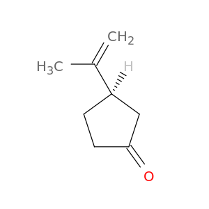 Cyclopentanone, 3-(1-methylethenyl)-, (R)-