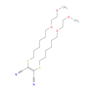 2-Butenedinitrile, 2,3-bis[[6-(2-methoxyethoxy)hexyl]thio]-, (2Z)-