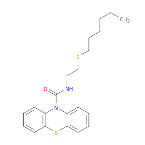 N-(2-(HEXYLTHIO)ETHYL)-10H-PHENOTHIAZINE-10-CARBOXAMIDE