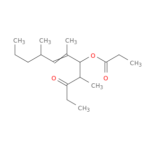 6-Undecen-3-one, 4,6,8-trimethyl-5-(1-oxopropoxy)-