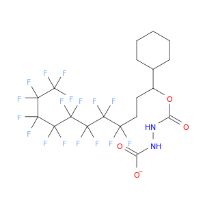 1,2-Hydrazinedicarboxylic acid, cyclohexyl4,4,5,5,6,6,7,7,8,8,9,9,10,10,11,11,11-heptadecafluoroundecyl ester