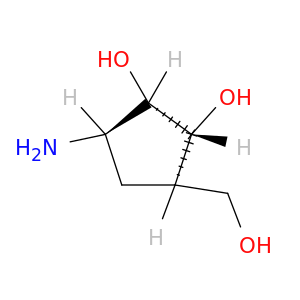 (1R,2S,3R,5R)-3-氨基-5-(羟甲基)环戊烷-1,2-二醇