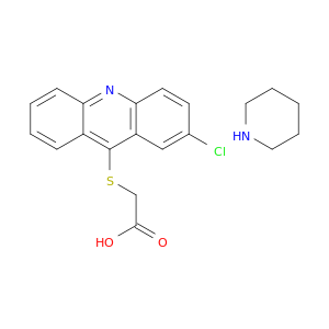 2-(2-chloroacridin-9-yl)sulfanylacetate; 3,4,5,6-tetrahydro-2H-pyridine