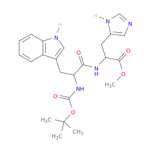 METHYL 3-(3H-IMIDAZOL-4-YL)-2-[[3-(1H-INDOL-3-YL)-2-(BOC-AMINO)PROPANOYL]AMINO]PROPANOATE