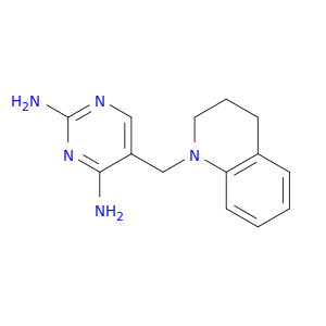 2,4-Pyrimidinediamine, 5-[(3,4-dihydro-1(2H)-quinolinyl)methyl]-