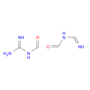 Guanidine, formyl-, compd. with N-(iminomethyl)formamide (1:1)