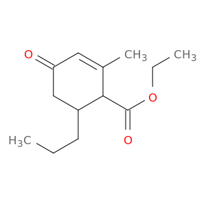 2-Cyclohexene-1-carboxylicacid, 2-methyl-4-oxo-6-propyl-, ethyl ester