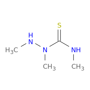Hydrazinecarbothioamide, N,1,2-trimethyl-