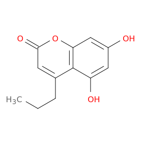 5,7-二羟基-4-丙基-2H-苯并吡喃-2-酮