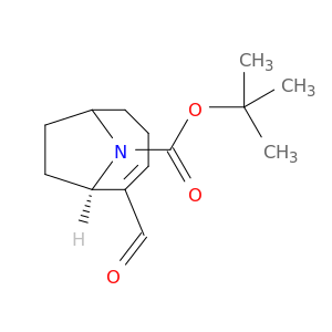 9-Azabicyclo[4.2.1]non-2-ene-9-carboxylicacid, 2-formyl-, 1,1-dimethylethyl ester, (1R)- (9CI)