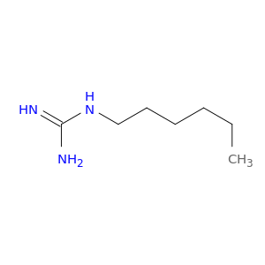 Guanidine, hexyl-
