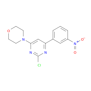 Morpholine, 4-[2-chloro-6-(3-nitrophenyl)-4-pyrimidinyl]-