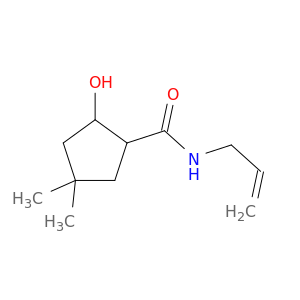 Cyclopentanecarboxamide, 2-hydroxy-4,4-dimethyl-N-2-propenyl-