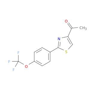 Ethanone,1-[2-[4-(trifluoromethoxy)phenyl]-4-thiazolyl]-