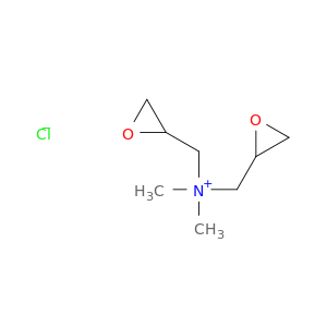 Oxiranemethanaminium, N,N-dimethyl-N-(oxiranylmethyl)-, chloride