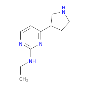 N-ethyl-4-(pyrrolidin-3-yl)pyrimidin-2-amine