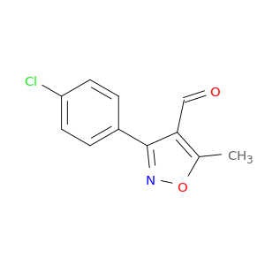 3-(4-氯苯基)-5-甲基异噁唑-4-甲醛