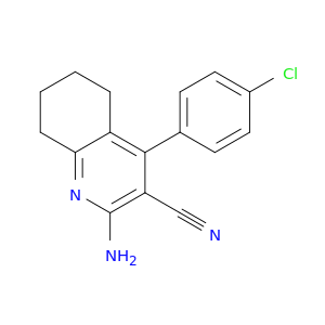 2-AMINO-4-(4-CHLOROPHENYL)-5,6,7,8-TETRAHYDROQUINOLINE-3-CARBONITRILE