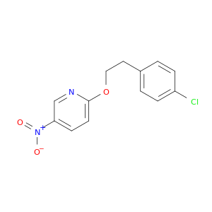 Pyridine, 2-[2-(4-chlorophenyl)ethoxy]-5-nitro-