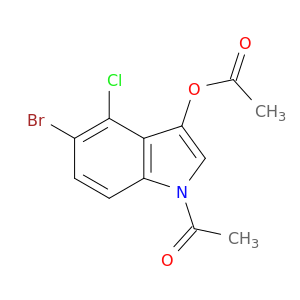 1-乙酰基-5-溴-4-氯吲哚-3-乙酸酯