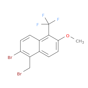 2-Bromo-1-(bromomethyl)-6-methoxy-5-(trifluoromethyl)naphthalene