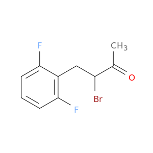 3-bromo-4-(2,6-difluorophenyl)butan-2-one