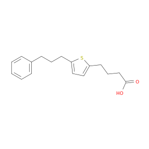 4-(5-(3-苯基丙基)噻吩-2-基)丁酸