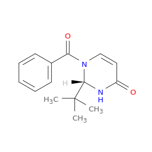 4(1H)-Pyrimidinone, 1-benzoyl-2-(1,1-dimethylethyl)-2,3-dihydro-, (S)-